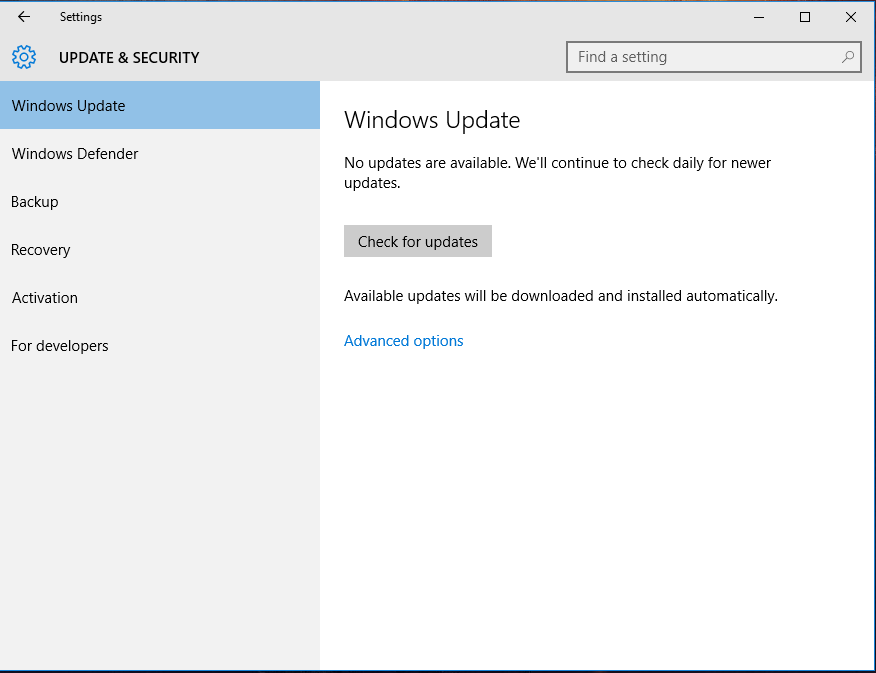 forcefully Disable Windows Update In Windows 10